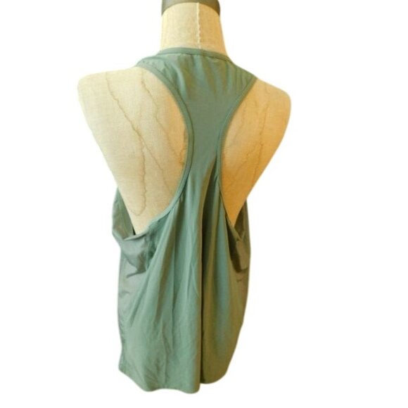 Athleta Size L Large Sage Racerback Tank Style Athletic Top - Picture 3 of 3